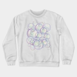 Pastel Bubbles Design Crewneck Sweatshirt